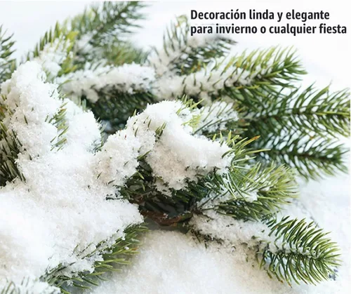 Vista 5 de Nieve artificial, 8 litros, 9.2 oz, nieve de plástico para decoración y manualidades
