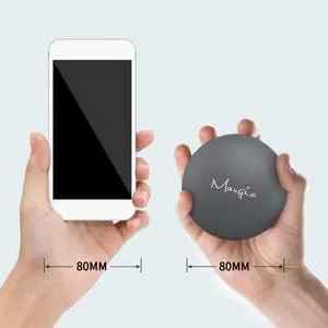 Vista 7 de Bola de masaje vibratoria de 3 pulgadas, bola de masaje con vibraciones de 5 velocidades para músculos y fitness, alivio del dolor de fascitis