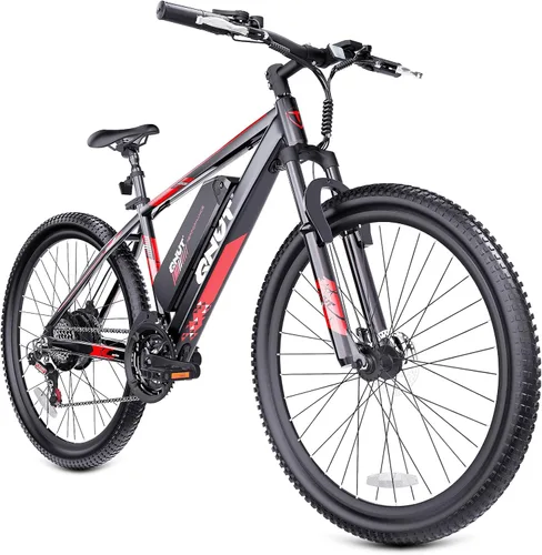Vista 9 de Totem Bicicleta Eléctrica para Adultos, 750W Pico 26" Bicicleta Eléctrica para Hombres Mujeres Adolescentes con Batería 375WH, 21 Velocidades 20Mph