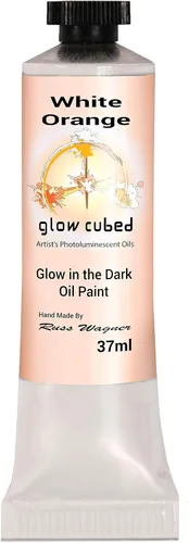 Vista 20 de Pintura al óleo profesional que brilla en la oscuridad Artista Pintura al óleo luminiscente fosforescente autoluminosa Glow Cubed
