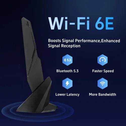 Vista 3 de Antena SMA WiFi 6e 2T2R 2.4G/5G de doble banda para GIGABYTE AORUS Z390 Z270 Z370 Z490 Z590 Z690 X470 X570 X570S X570I H470I H610 B466 45B 0 B550