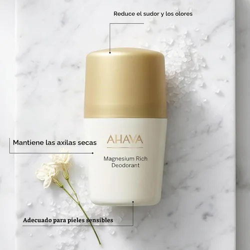 Vista 3 de AHAVA Dead Sea Mineral Roll-On Desodorante Mujer 1.7 fl oz/1.7 Fl Oz