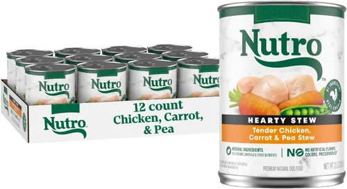 Vista 13 de Nutro Hearty Stew - Alimento húmedo natural sin granos para perros adultos, trozos en salsa, estofado abundante de res, tomate, zanahoria