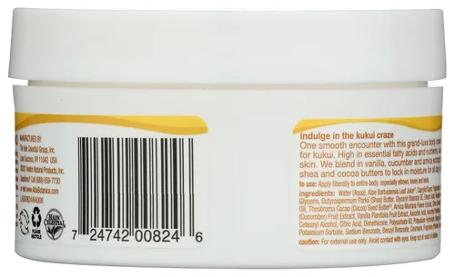 Vista 2 de ALBA BOTANICA Kukui Nut Crema Corporal, 6.5 onzas