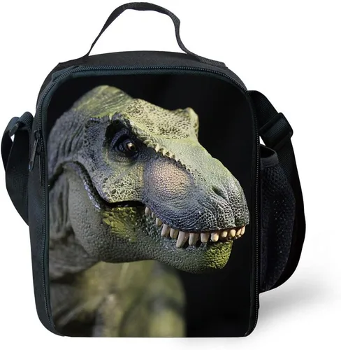 Vista 10 de CARBEEN - Lonchera térmica con aislamiento 3D de dinosaurio, gato, tiburón, husky y delfín (animal 10)
