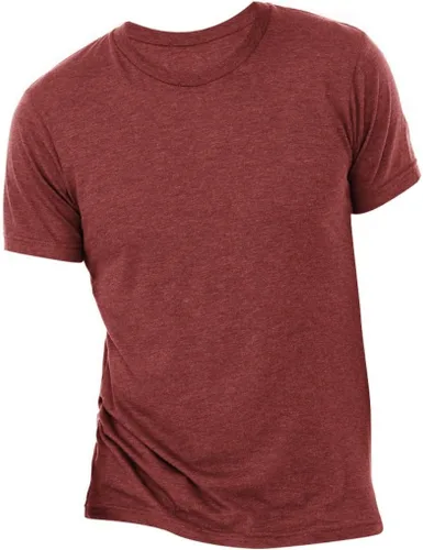 Vista 24 de BELLA+CANVAS Camiseta de cuello redondo para hombre mezcla triple oliva