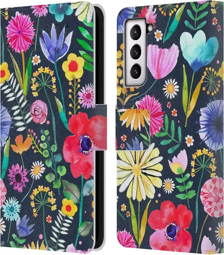 Vista 98 de Head Case Designs Officially Licensed Ninola Butterfly Nature Spring Floral Leather Wallet Case Compatible with Samsung Galaxy A07 4G