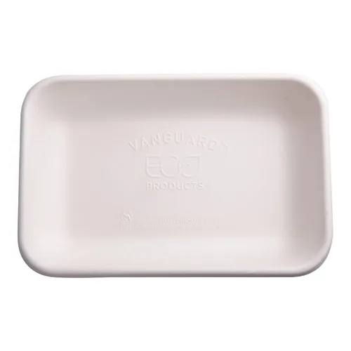 Vista 17 de Eco-Products - Contenedores compostables de 5 pulgadas para llevar, tapas de cúpula verde transparente, caja de 400, se adapta a cajas cuadradas