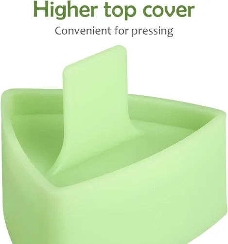 Vista 6 de UPKOCH Molde de sushi triangular, fabricante de bolas de arroz, prensa antiadherente para onigiri, fabricante de moldes de sushi, verde claro