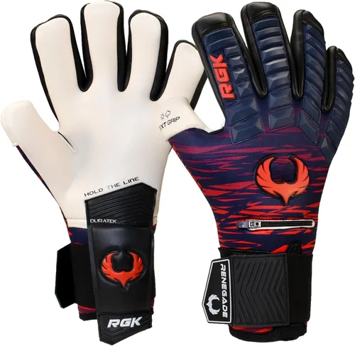 Vista 13 de Guantes profesionales de portero de fútbol Renegade GK Eclipse (tallas 6-12, nivel 5) Fingersaves y agarre EXT de 4 + 0.118 mm con sede en EE. UU