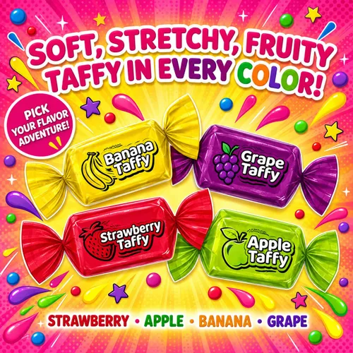 Vista 9 de A Great Surprise Mezcla de dulces surtidos – Caja de 7 libras – Caramelos envueltos individualmente – Mezcla de caramelos de piñata