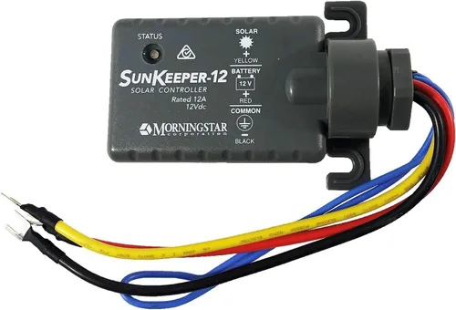 Vista 7 de Morningstar SunKeeper 6A PWM Controlador de carga solar, regulador de panel