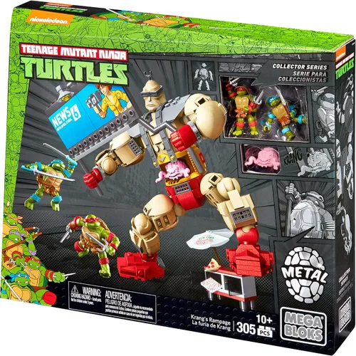Vista 7 de Mega Bloks coleccionistas de Tortugas ninja mutantes adolescentes, la destrucción de Krang