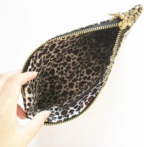 Vista 2 de BeneAlways Paillettes - Bolso de mano para mujer, diseño de lentejuelas