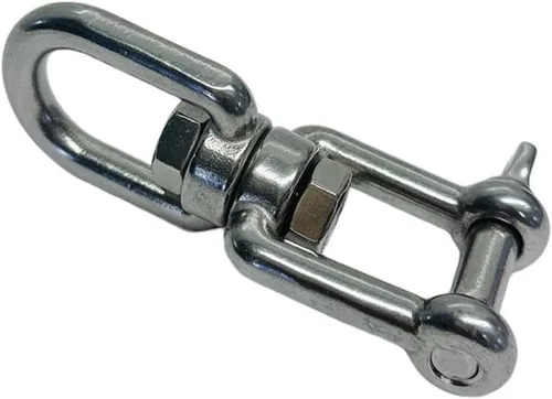 Vista 3 de 1/4 "JAW Eye Swivel Acero Inoxidable 316 Marina Amarre 600 LBS WLL