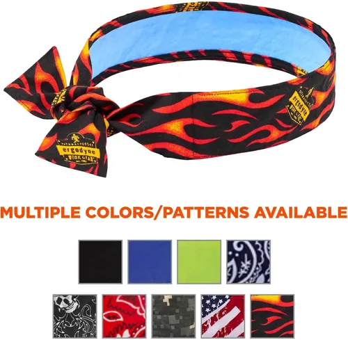 Vista 27 de Ergodyne Chill-Its 6700CT - Bandana de enfriamiento evaporativo