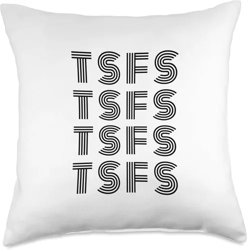 Vista 5 de TSFS (Sarah Fraser Show) 'Initials' - Almohada de 16 x 16 pulgadas, multicolor