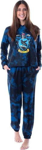 Vista 3 de INTIMO Harry Potter Hogwarts Houses Tie Dye - Conjunto deportivo con capucha para mujer