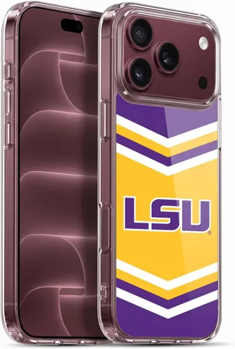 Vista 9 de Head Case Designs Funda de gel suave con licencia oficial de la Universidad Estatal de Louisiana LSU Camou compatible con Apple iPhone 7 Plus/iPhone