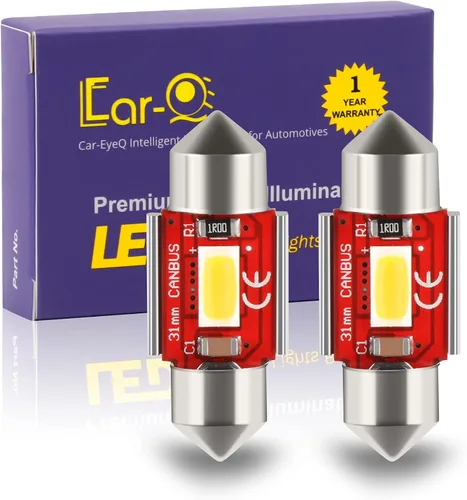 Vista 9 de Focos LED Festoon DE3175 DE3021 de 1.220 in, mapa interior, cúpula, maletero, luces de lectura, blanco de 6000 K, DE3022 3022 3021, 480 lúmenes