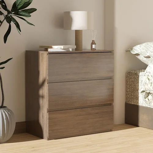 Vista 8 de woodtalks Cajonera apilable de 2 cajones, cómodas de almacenamiento multiusos para dormitorio, clóset, gabinete de almacenamiento para entrada