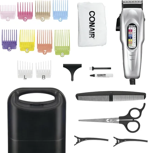 Vista 9 de Conair Barber - Cortadora de pelo, serie Barbershop - Kit de corte de pelo de 16 piezas