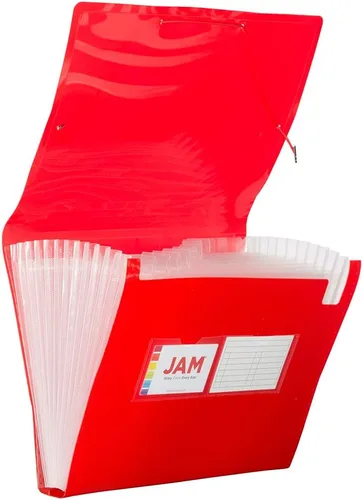 Vista 26 de Caja de almacenamiento JAM PAPER con archivos de colores - 12.5 x 9.5 x 3.5 pulgadas - Caja vendida individualmente y 5 archivos