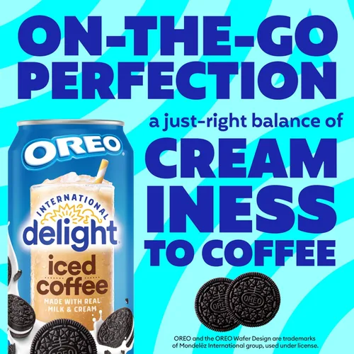 Vista 8 de International Delight Café helado, galletas Oreo, 15 onzas líquidas, paquete de 12