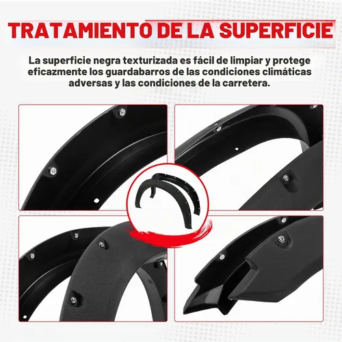 Vista 5 de ECOTRIC Guardabarros compatibles con Dodge Ram 1500/2011-2018 Ram 1500/2019-2023 Ram 1500 Classic Fleetside 2009-2010/2011-2018 Ram 1500 Classic