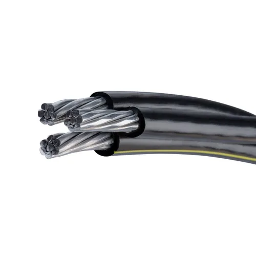 Vista 3 de NASSAU ELECTRICAL SUPPLY Aluminio 2-2-2 Triplex URD Ramapo 100 AMP Cable de servicio de alambre de entierro directo (100 pies)