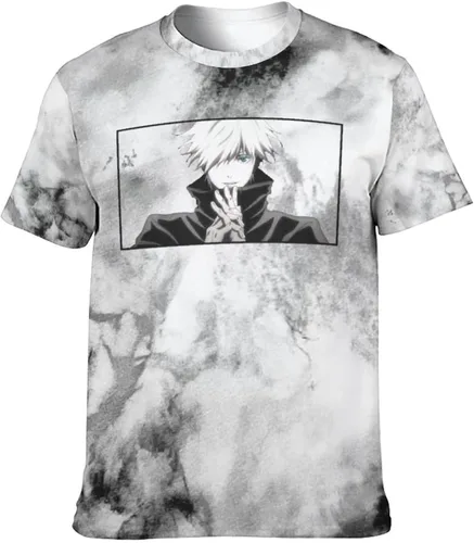 Vista 2 de FLAHOLD Jujutsu Kaisen - Camiseta unisex de manga corta con estampado 3D