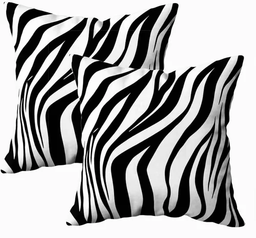 Vista 13 de Fundas de almohada decorativas de 16 x 16 pulgadas, patrón blanco y negro de tablero de ajedrez para sofá, fundas de cojín de granja para decoración