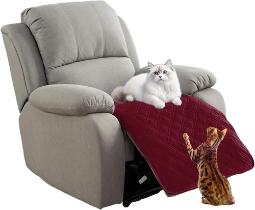 Vista 22 de Fundas impermeables para sillas reclinables, fundas reclinables para perros y mascotas, lavable, antideslizante, funda para silla reclinable