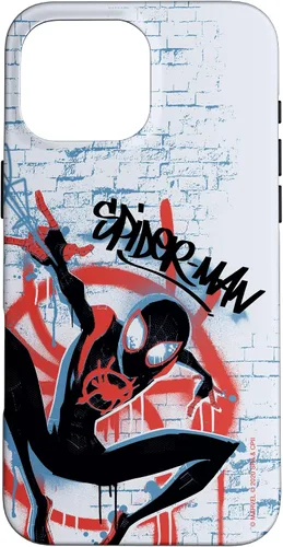 Vista 19 de Marvel Carcasa con graffiti de Spider-Man Into The Spider-Verse para iPhone 17