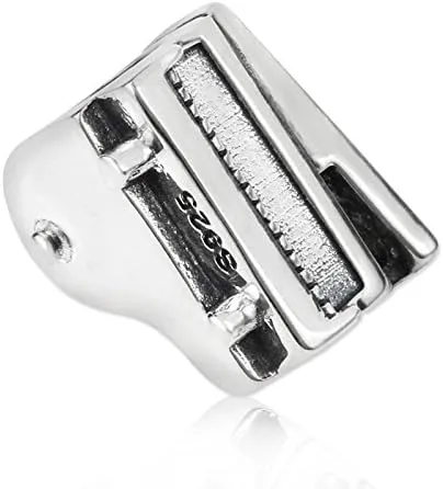 Vista 2 de ABUN - Abalorio de plata de ley 925 con cristales de piedra natal para pulseras de cadena de serpiente de 0.118in