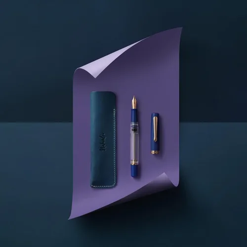 Vista 10 de Nahvalur Colección de plumas estilográficas Original Plus (fina (0.015 in), amatista)