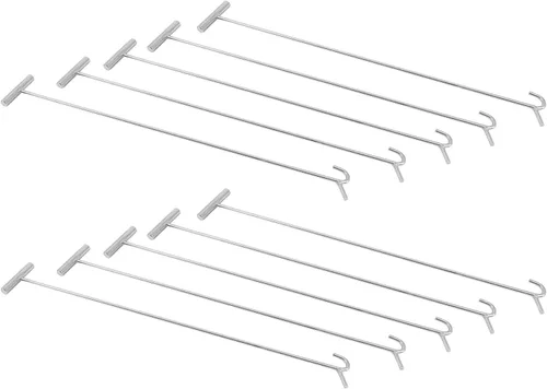 Vista 5 de Mytee Products Extractor de pasador de quinta rueda cromado resistente con gancho de 34 pulgadas