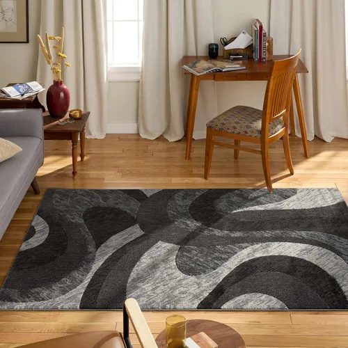 Vista 2 de Home Dynamix Tapete colección premium, Polipropileno, Gris