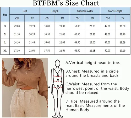 Vista 6 de BTFBM - Suéter casual para mujer con manga larga cuello en V frente cruzado hombros descubiertos dobladillo asimétrico tejido de punto y color liso