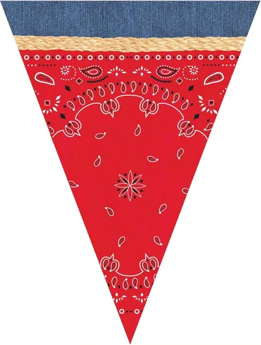 Vista 2 de Creative Converting 295185 Buried Treasure Party - Bandera multicolor de 12 pies Varios
