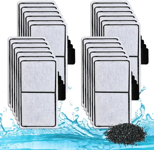 Vista 8 de Hedday Paquete de 8 cartuchos de filtro compatibles con Top Fin EF-S Element, 8 paquetes de filtros de acuario para BF5 BETTAFLO, cartuchos