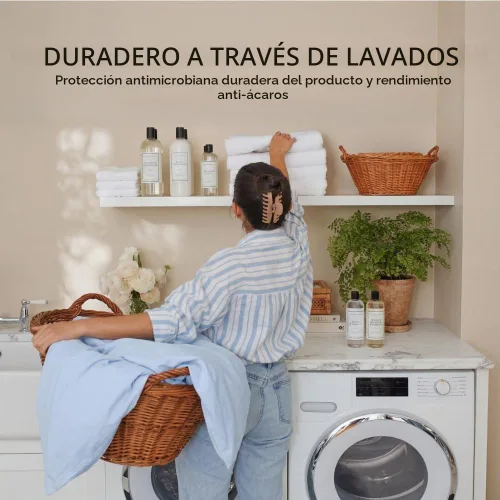 Vista 7 de FAUNNA Funda protectora de colchón 100% algodón para evitar el polvo Azul