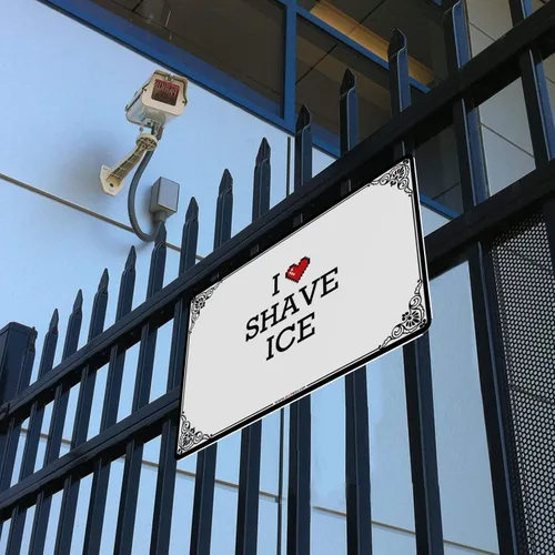 Vista 3 de Cartel de metal divertido con texto en inglés "I Love Shave Ice Tin Letter", accesorios de habitación para hombres, letreros divertidos