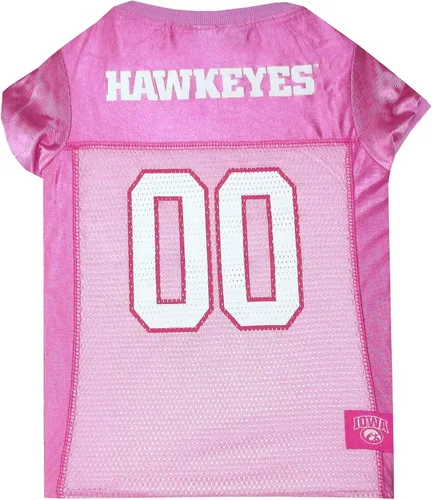 Vista 9 de Pets First Camiseta de la NCAA para perros y gatos, camiseta rosa de California Golden Bears, talla XS. Lindo traje rosa para mascotas
