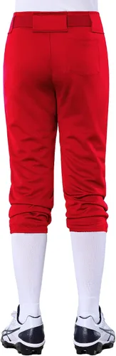 Vista 3 de Stelle Pantalones de sóftbol para niñas, pantalones de béisbol para jóvenes, pantalones de lanzamiento rápido con bolsillos, camiseta para niños