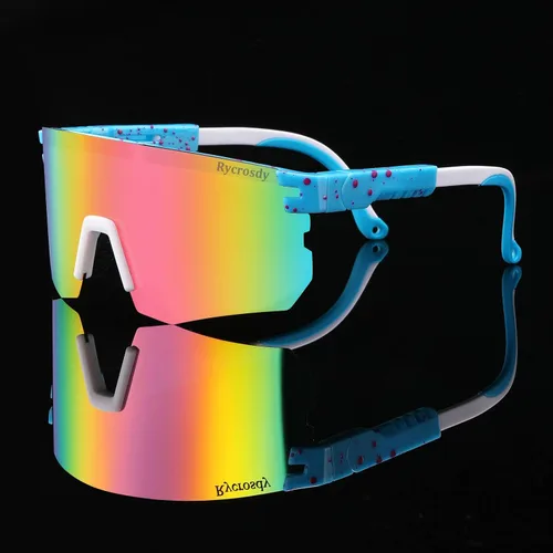 Vista 3 de Gafas de sol polarizadas UV400 de dos tamaños para adultos y jóvenes, hombres y mujeres, deportes al aire libre, béisbol, ciclismo, gafas