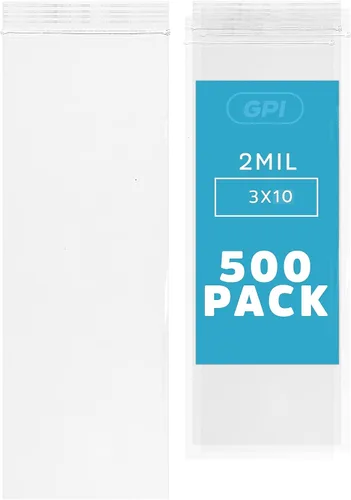 Vista 46 de Bolsas con cremallera de 1 pulgada x 8 pulgadas de largo, paquete de 12000