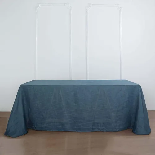 Vista 19 de Efavormart Mantel Redondo de Arpillera Sintética de Yute Natural de 90 Pulgadas - Cubierta de Mesa Rústica Boho Chic Estilo Granja para Navidad