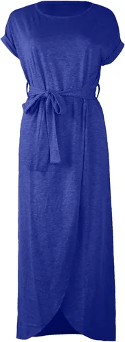 Vista 5 de Vestidos largos y holgados para mujer estilo bohemio ajustados de ajuste holgado para Acción de Gracias vestidos de jersey con tirantes delgados
