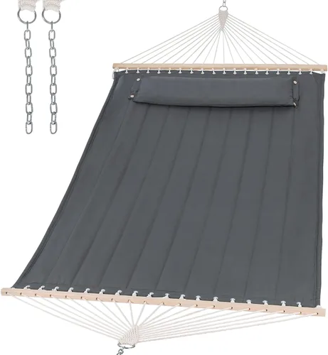 Vista 16 de SUNCREAT Hamaca de repuesto para soporte, capacidad de 475 libras, hamaca de patio trasero para dos personas para exterior, color beige